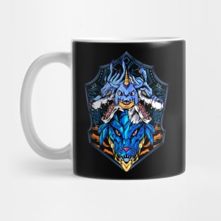 blue warrior Mug